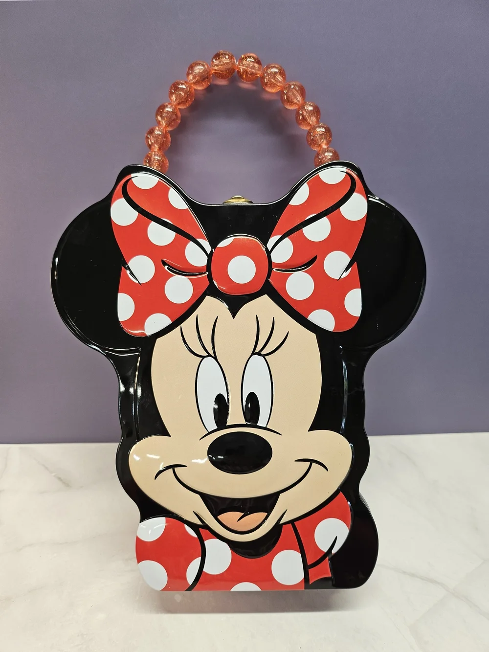 Minnie Mouse Polka Dot Novelty Handbag - Red, Black, Cream